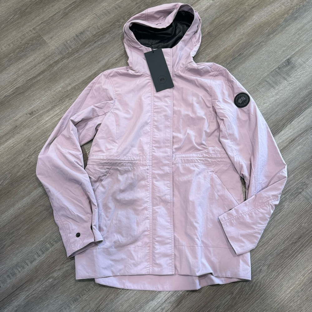Canada Goose Davie Windbreaker Zip Up Rain Jacket in Ash Purple - Picture 2 of 11
